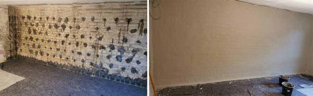 Wandbehandlung mit Schnellinjektion – professionelle Kellersanierung in Lübeck
